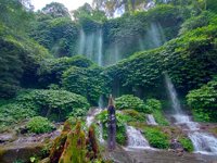 Benang Stokel And Benang Kelambu Waterfall