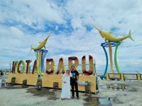 Siring Laut Kotabaru, Tugu Ikan Todak Kembar